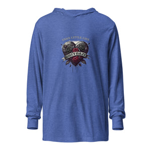 Fake Little Lies Hooded long-sleeve tee