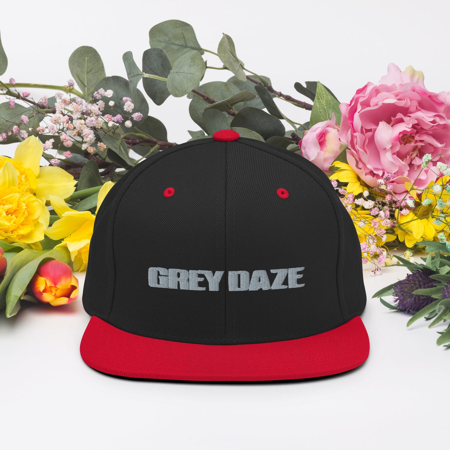Grey Daze Snapback Hat