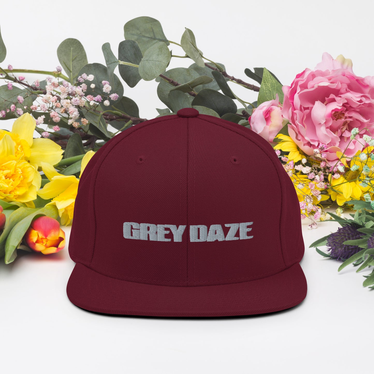 Grey Daze Snapback Hat