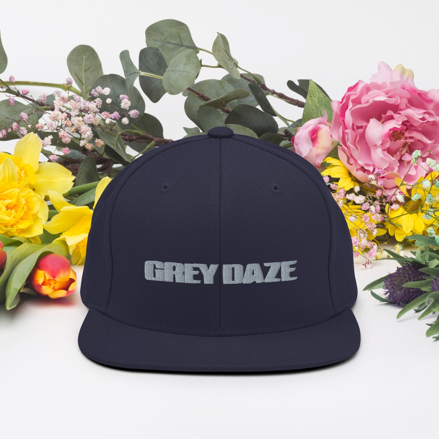 Grey Daze Snapback Hat
