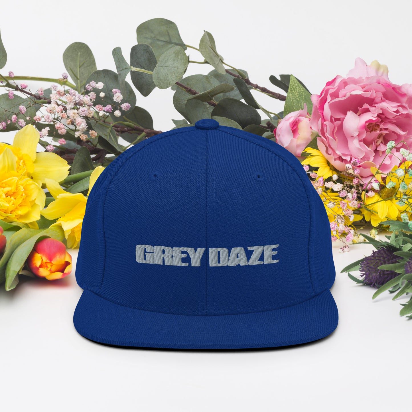 Grey Daze Snapback Hat