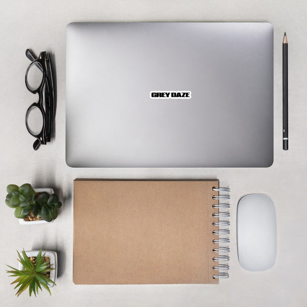 Grey Daze Logo Black stickers