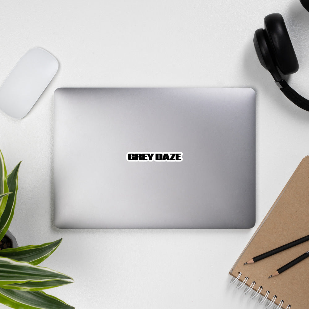 Grey Daze Logo Black stickers