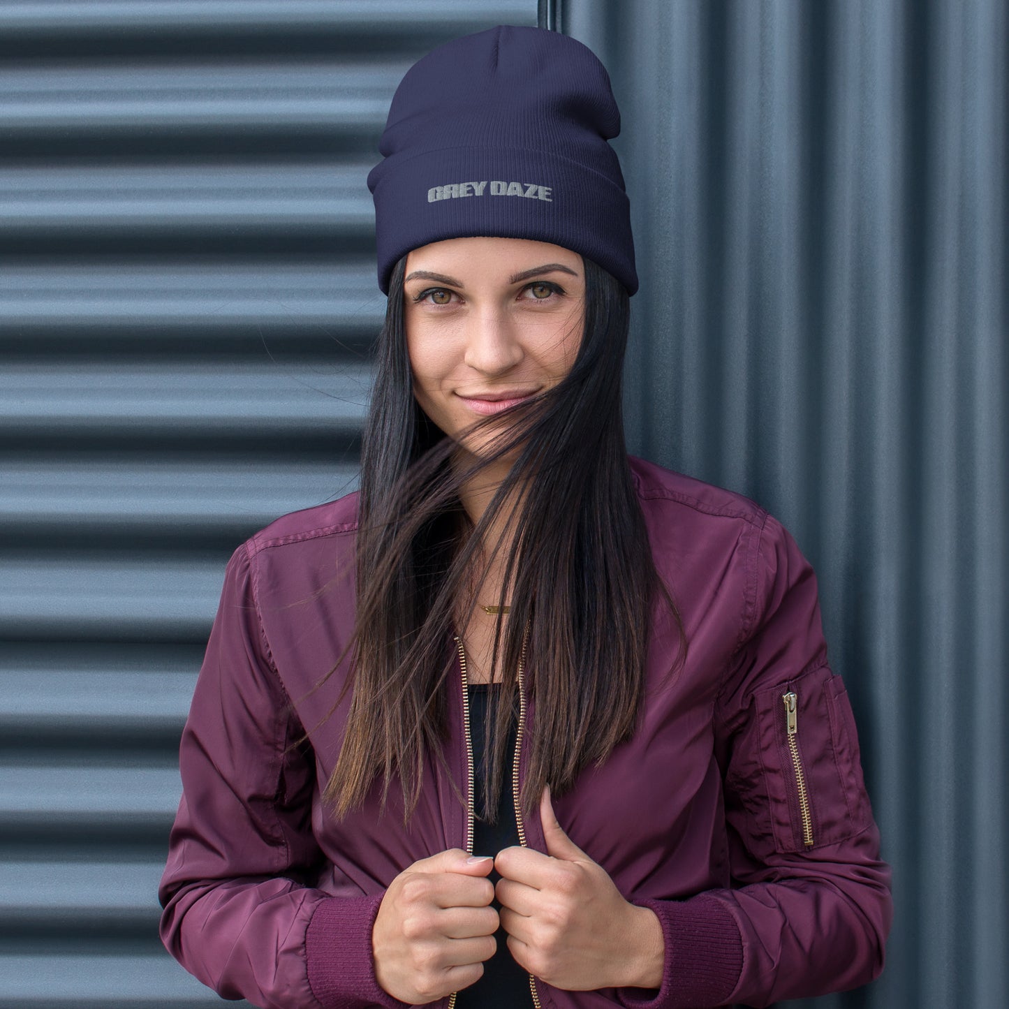 Grey Daze Logo Embroidered Beanie