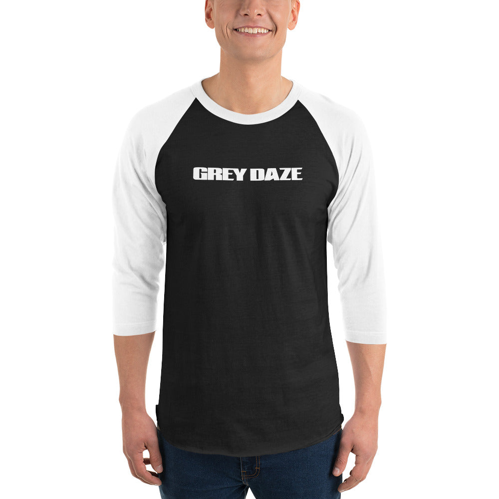 Grey Daze Logo 3/4 sleeve raglan shirt