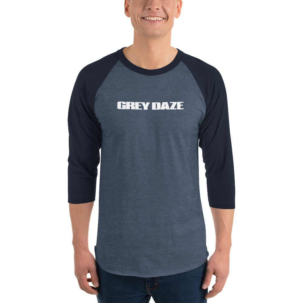 Grey Daze Logo 3/4 sleeve raglan shirt