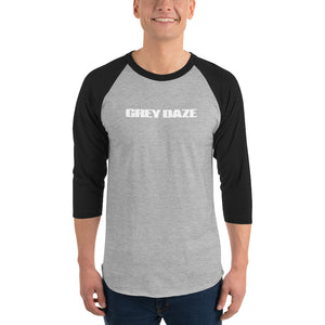 Grey Daze Logo 3/4 sleeve raglan shirt