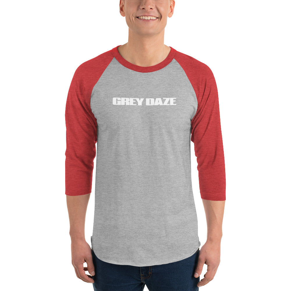 Grey Daze Logo 3/4 sleeve raglan shirt