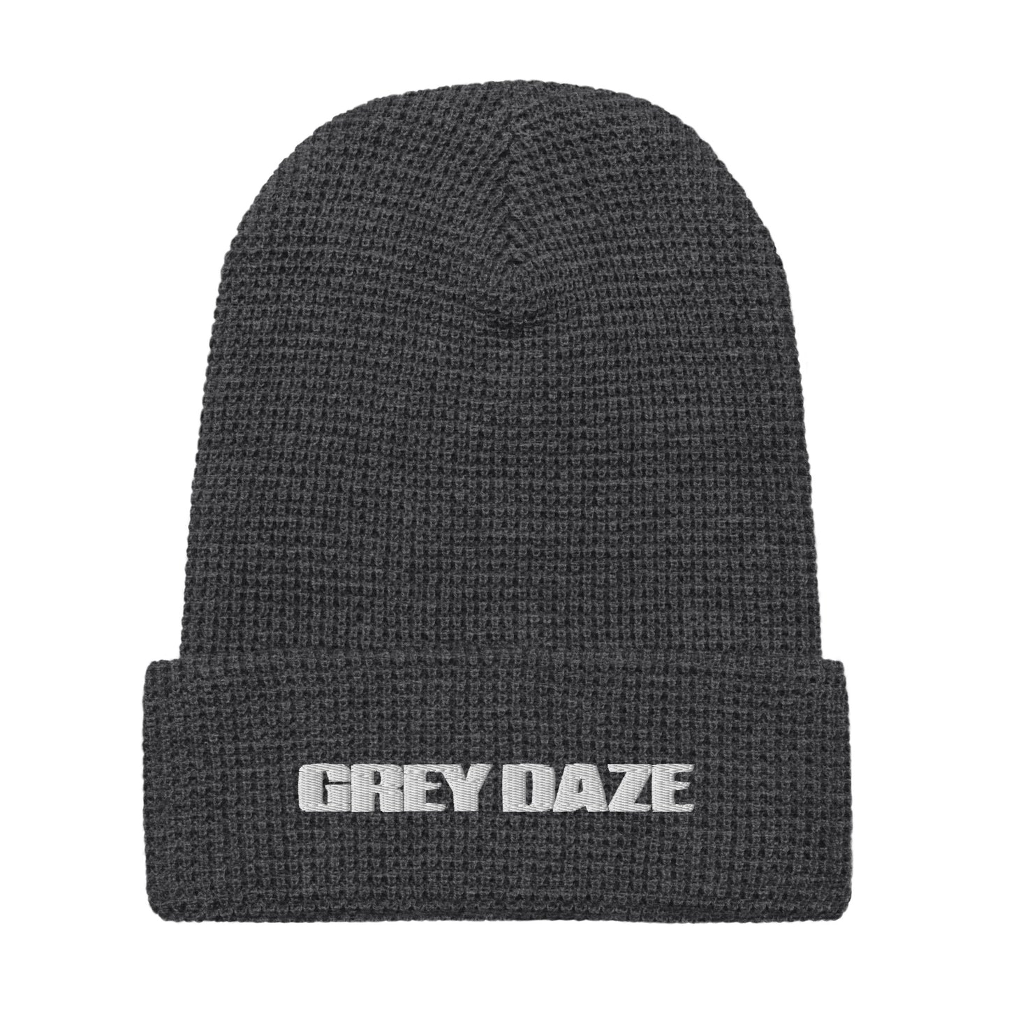 Grey Daze Logo Waffle beanie