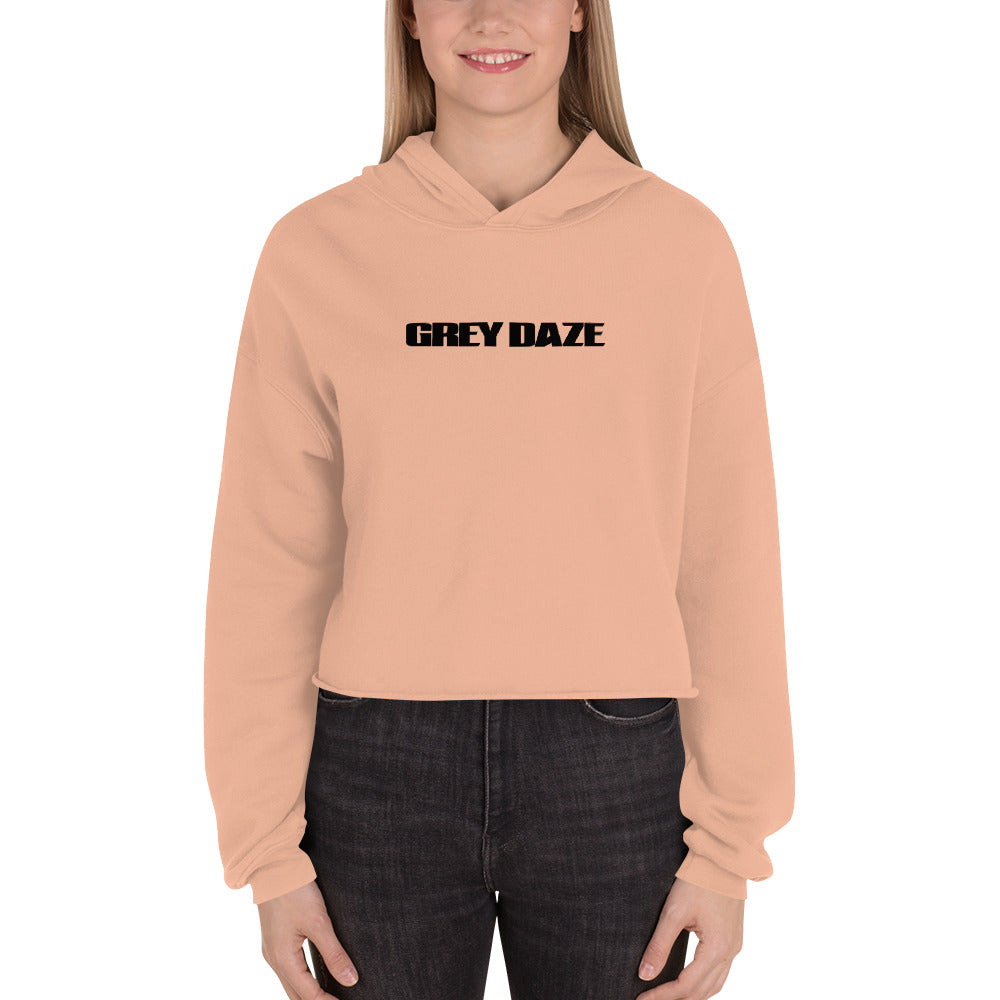 Grey Daze Logo Crop Hoodie
