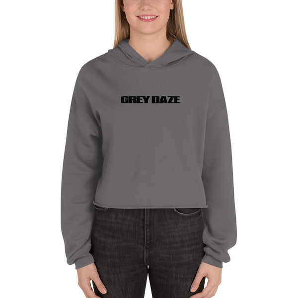 Grey Daze Logo Crop Hoodie