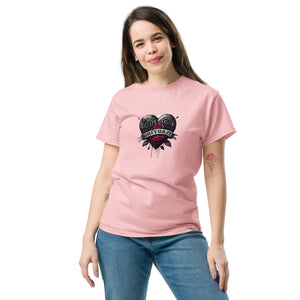 Grey Daze Fake Little Lies Heart Logo Unisex classic tee