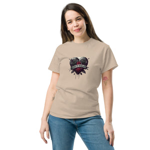 Grey Daze Fake Little Lies Heart Logo Unisex classic tee