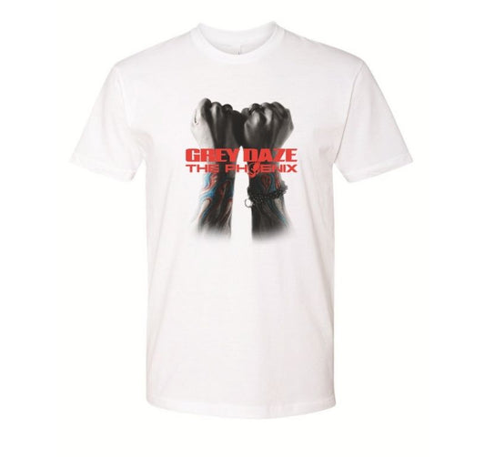 Chester Flames White T-Shirt - Club Tattoo