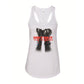 Chester Flames White Tank Top - Club Tattoo