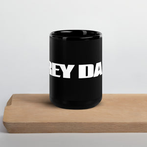 Grey Daze Logo Black Glossy Mug