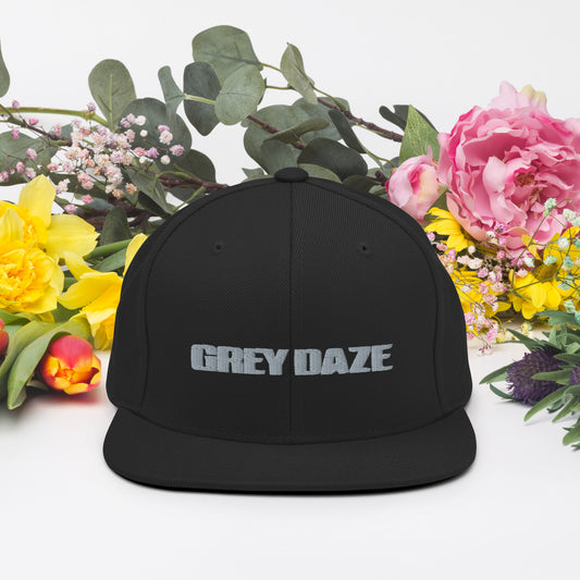 Grey Daze Snapback Hat