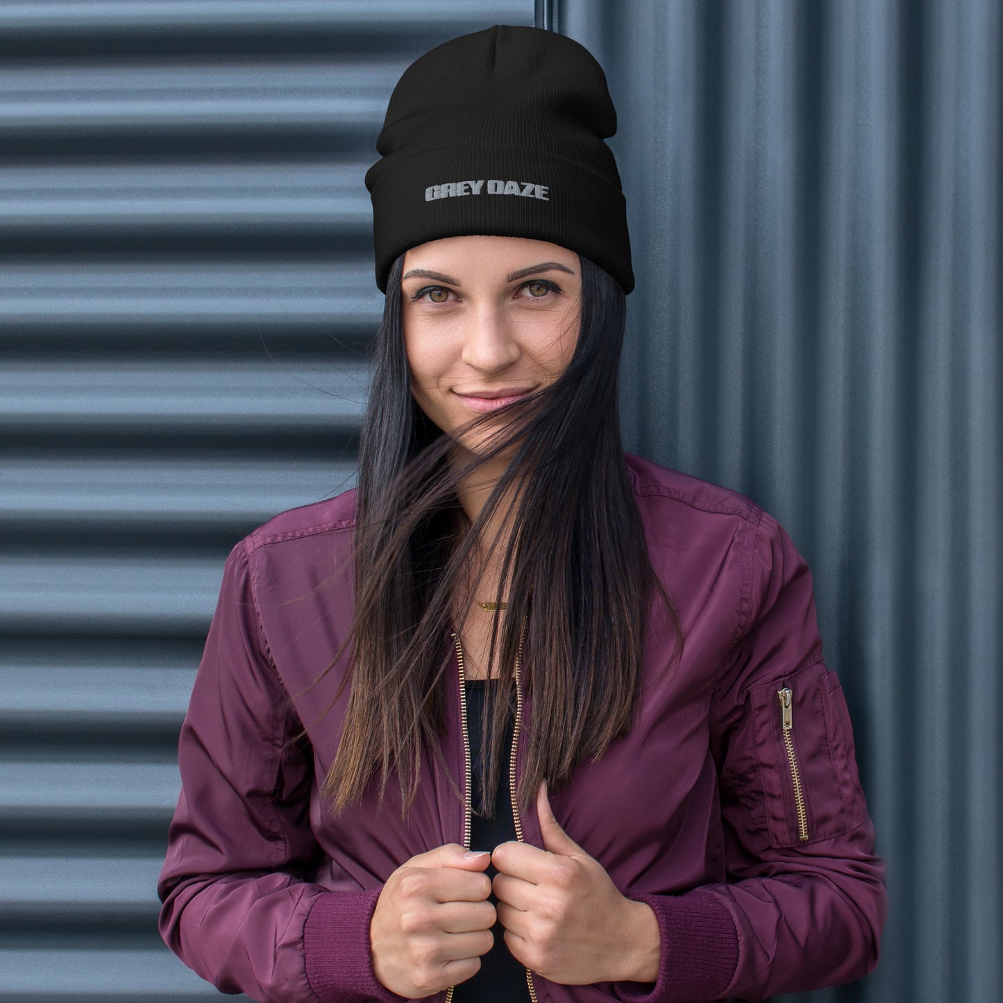 Grey Daze Logo Embroidered Beanie