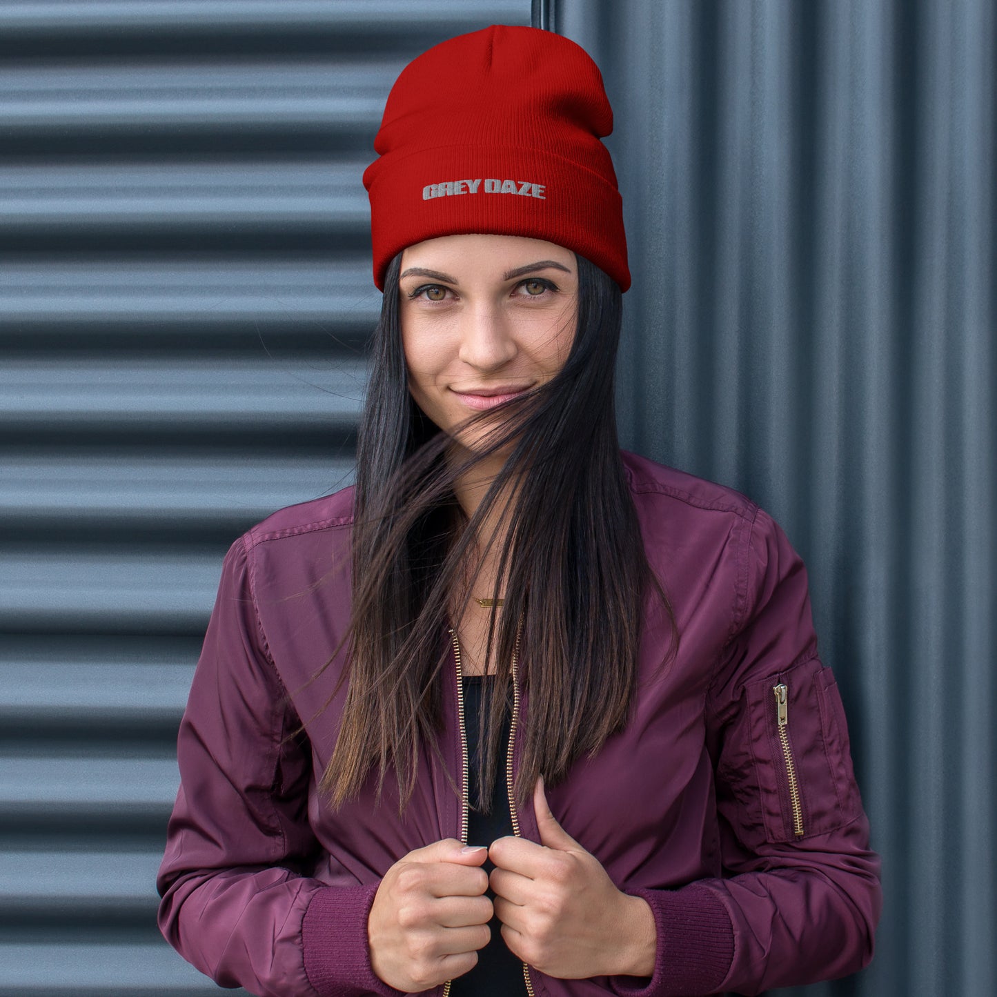Grey Daze Logo Embroidered Beanie