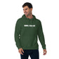 Grey Daze Logo Unisex eco raglan hoodie